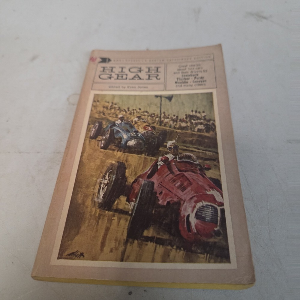High Gear Evan Jones John Steinbeck 1963 Bantam Fast Cars Vintage Paperback